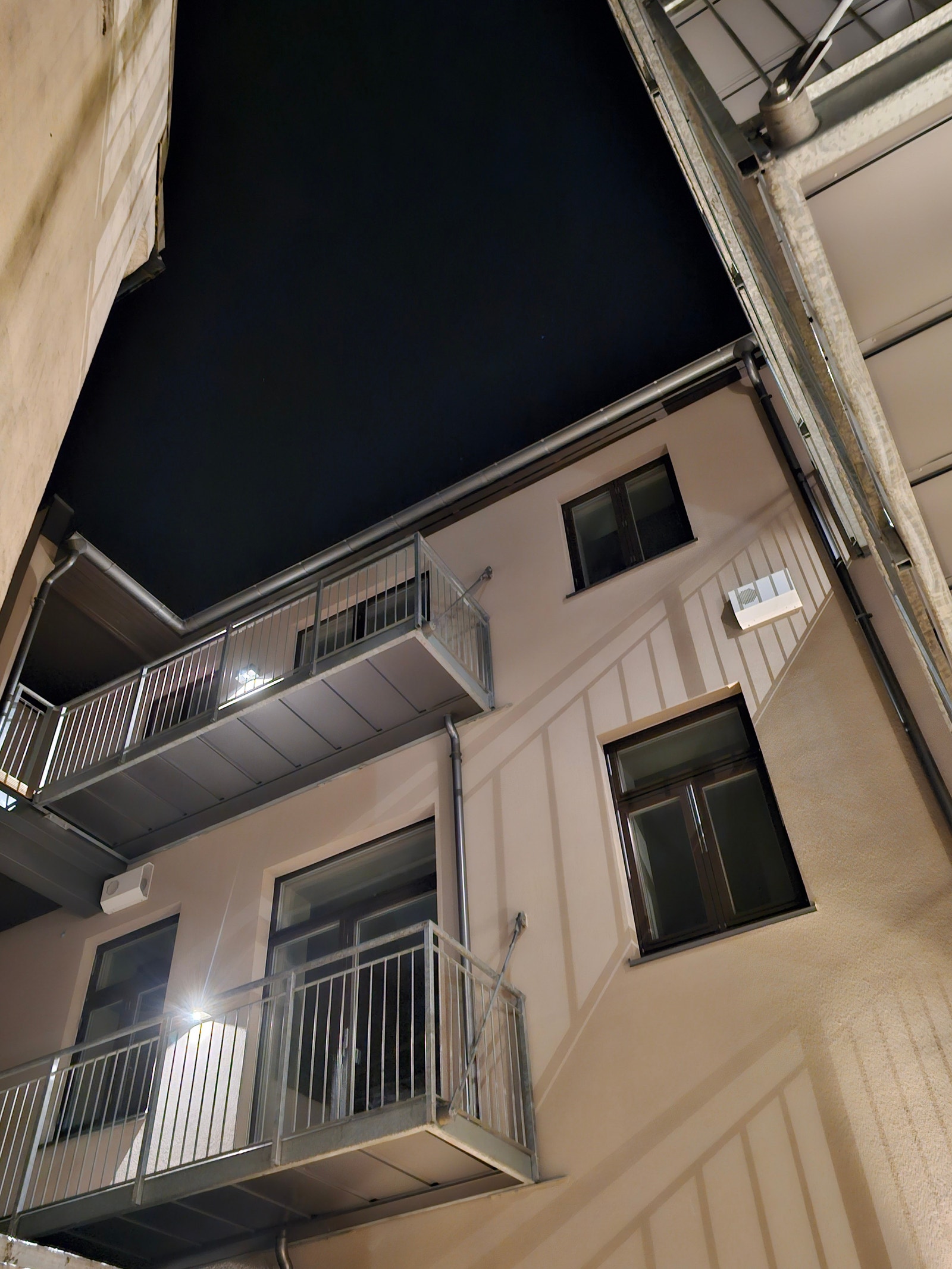 Kveld balkonger Galleribilde