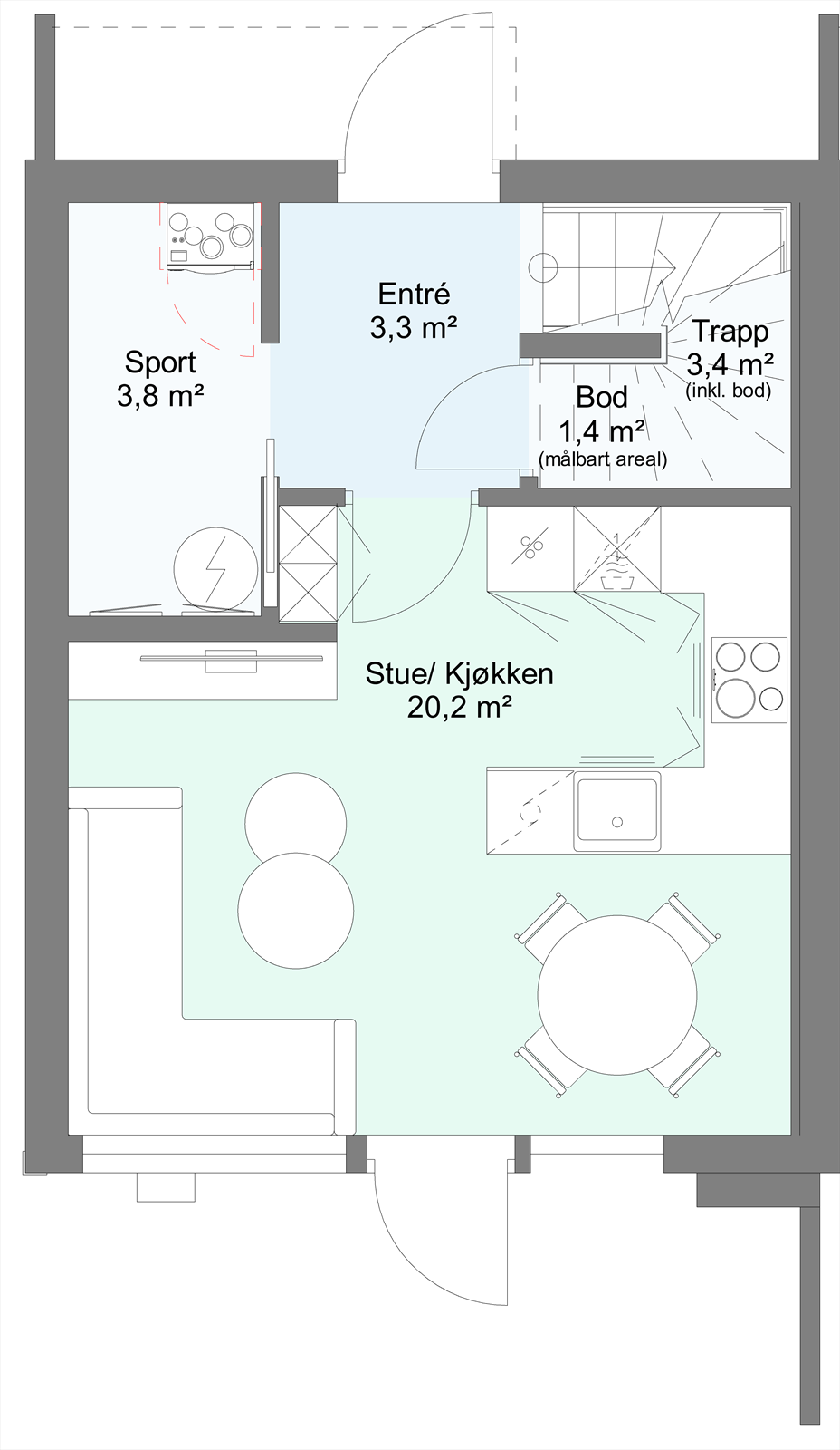 BKS1-3 - 1 etg.png Galleribilde