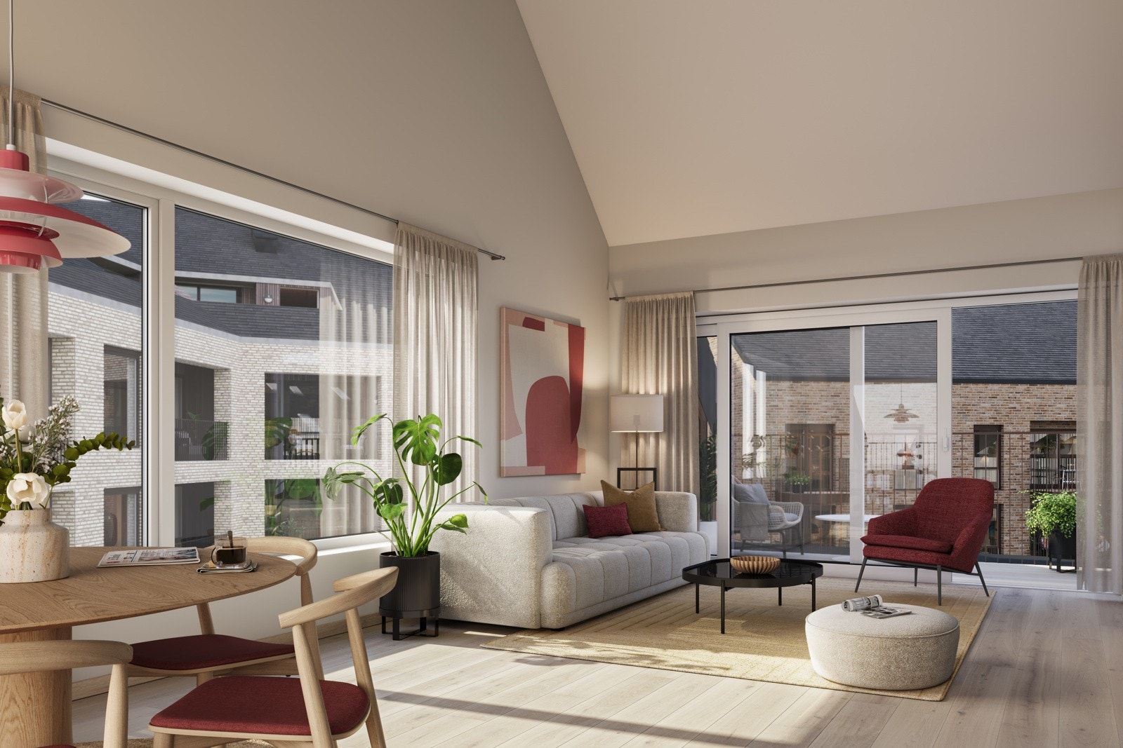 Illustrasjon fra leilighet H504. Illustrasjon, avvik vil forekomme. Galleribilde