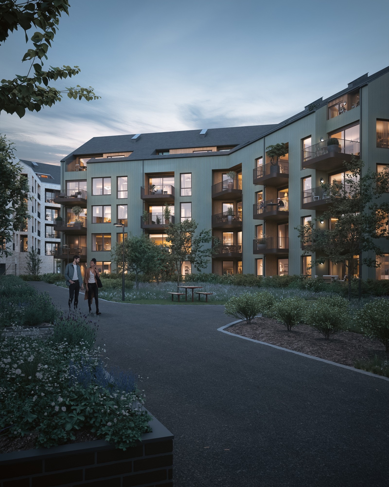 Illustrasjon viser Saltakshus H. Illustrasjon, avvik vil forekomme. Galleribilde