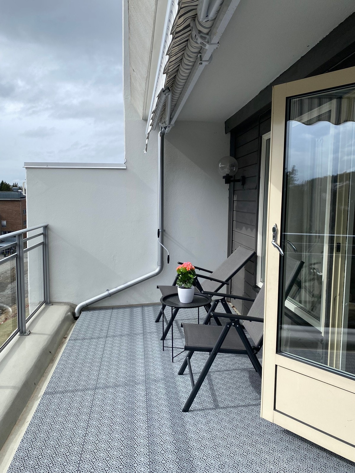 Balkong med fin utsikt Galleribilde