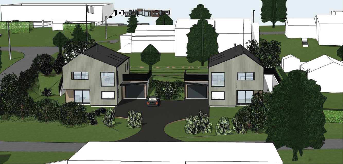 Fasade / perspektiv fra sør Galleribilde