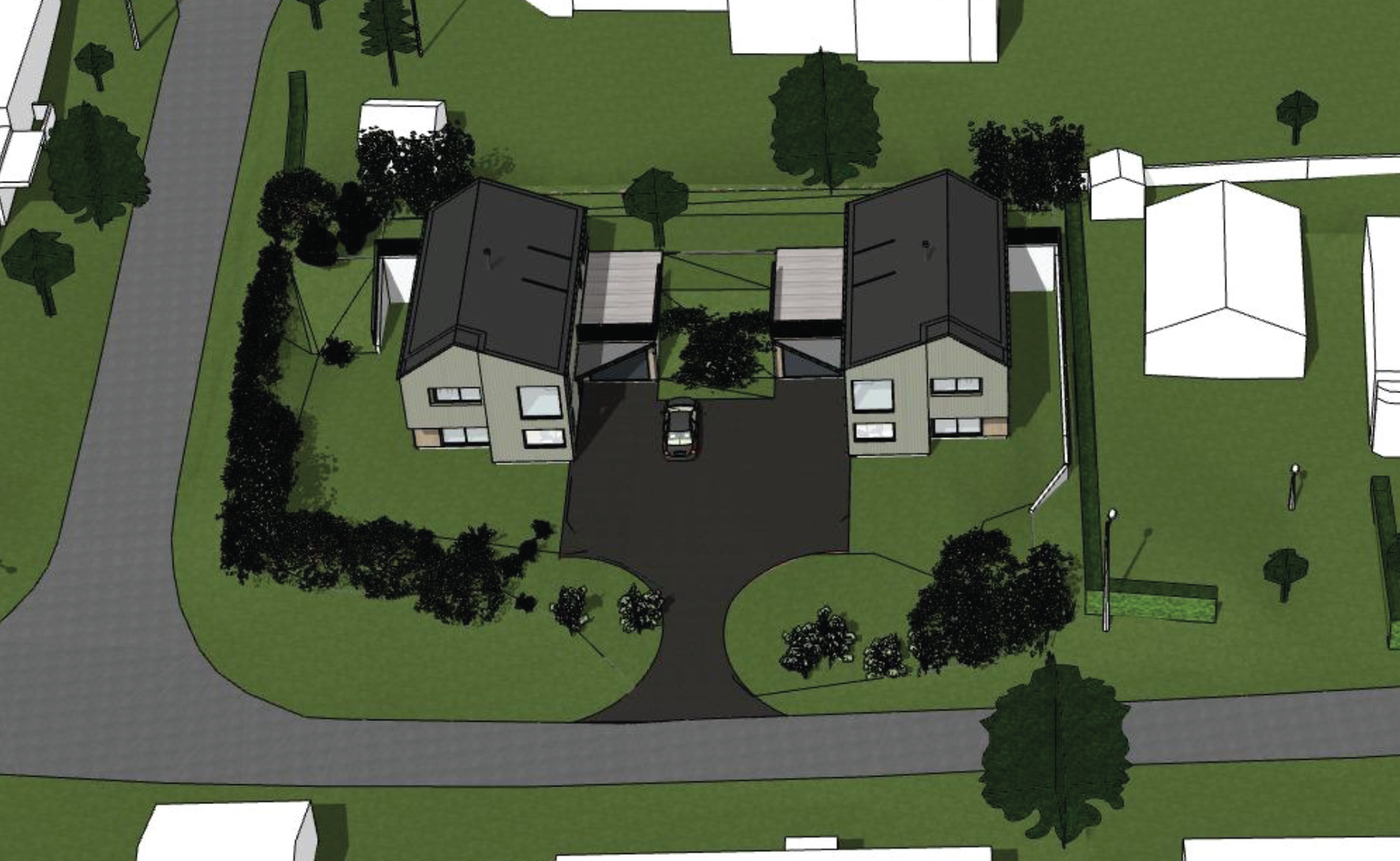 Fugleperspektiv Galleribilde