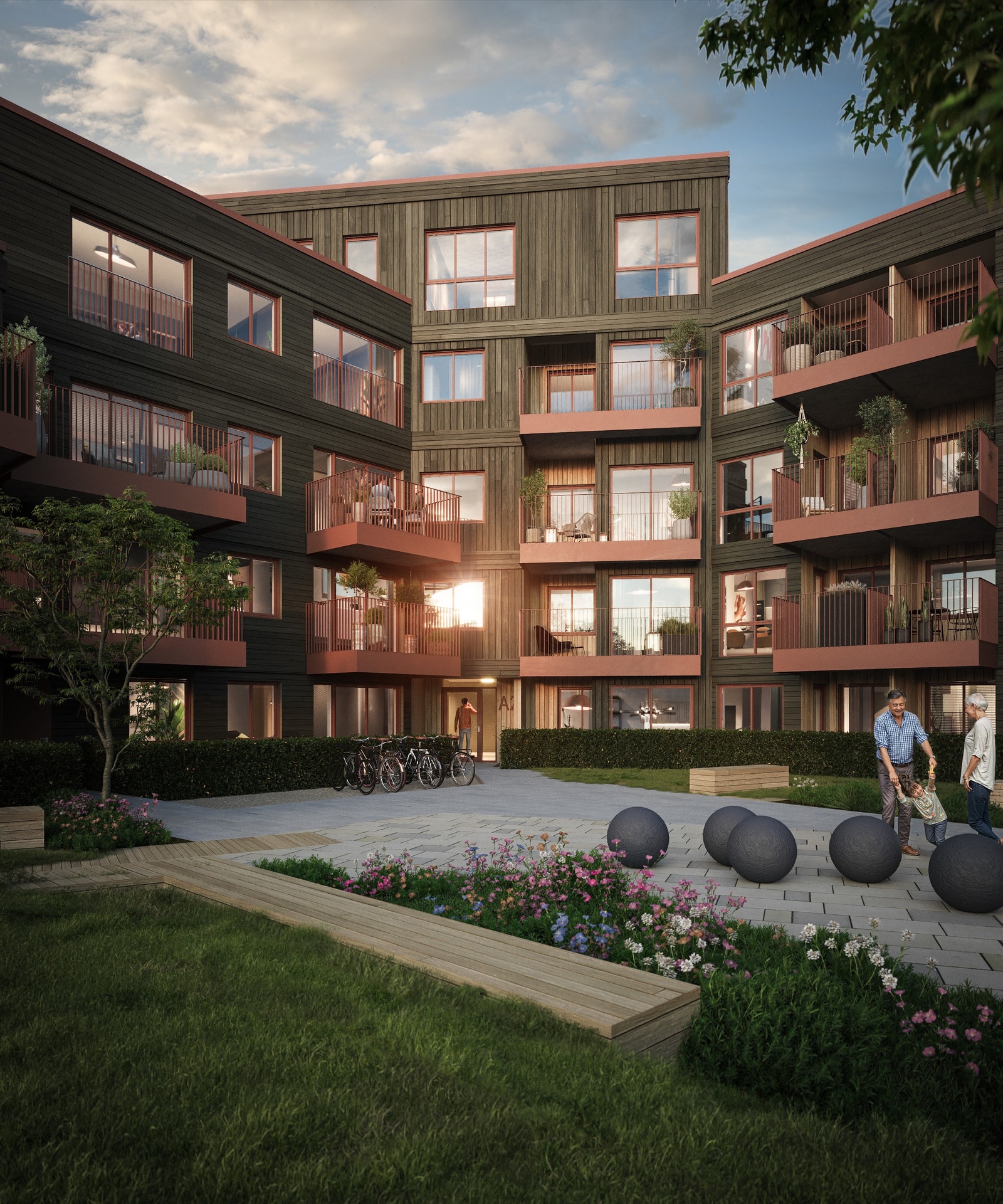 Varm og innbydende arkitektur signert Hille Melbye Arkitekter Galleribilde