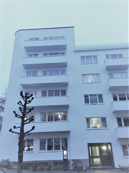 Nyoppusset fasade, vernet av byantikvaren Galleribilde