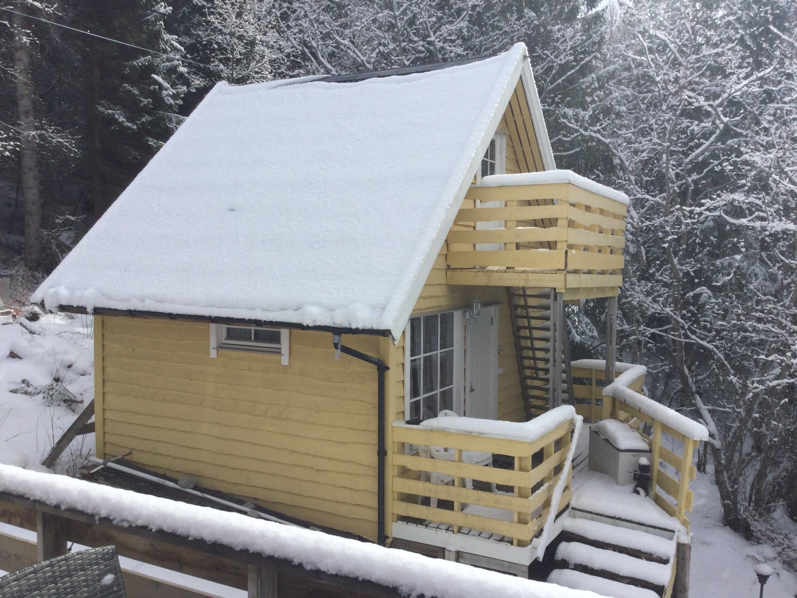 Hytte liten Galleribilde