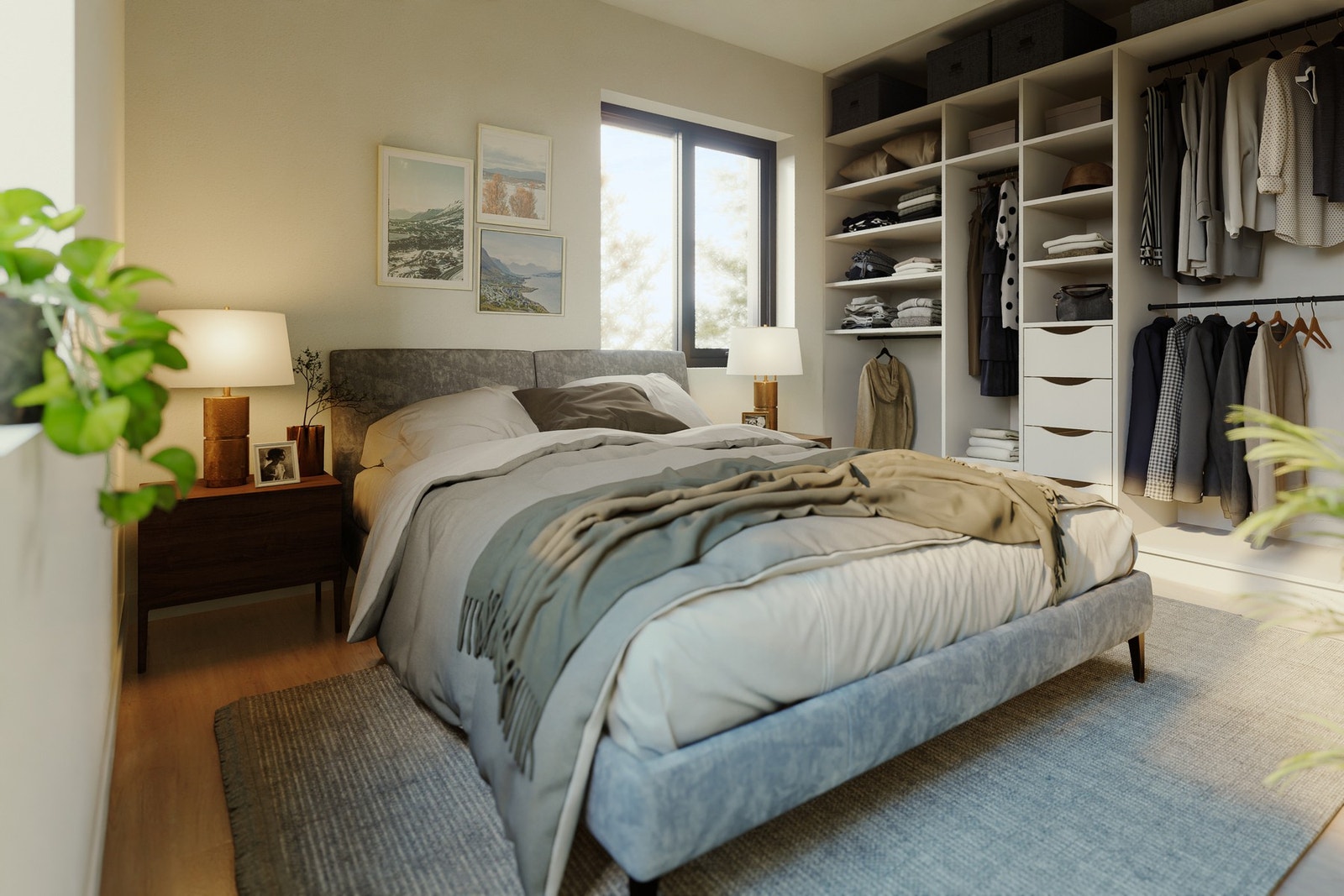 Eksempel på soverom. Galleribilde