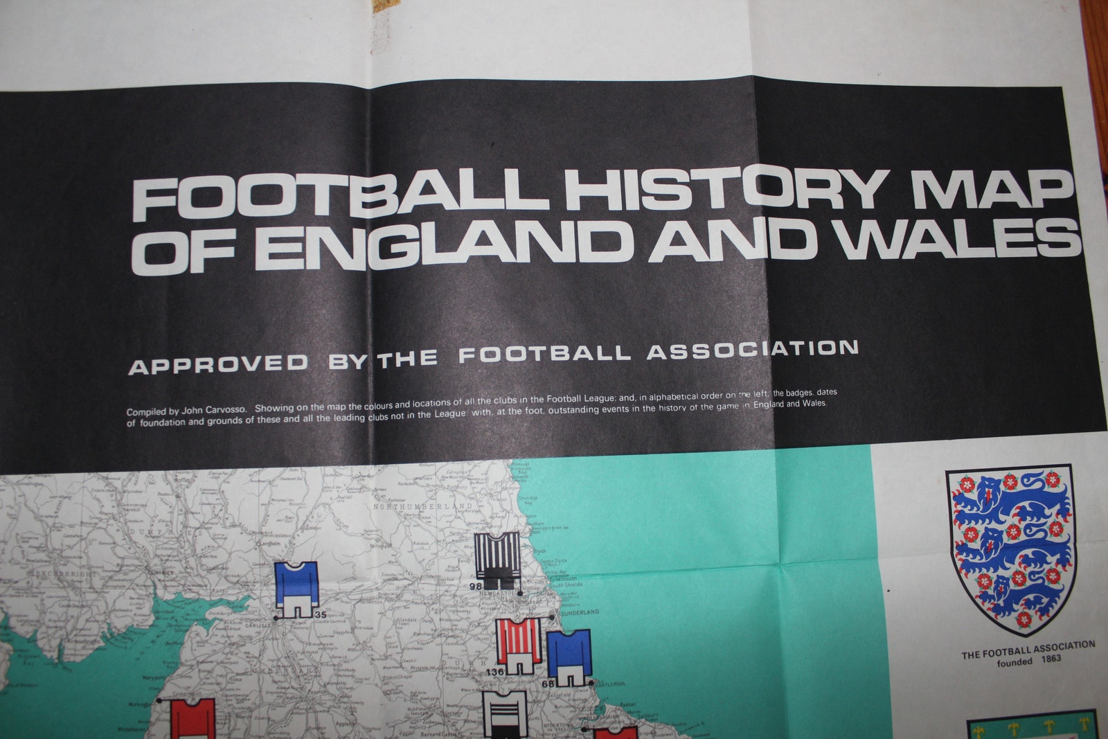 Bartholomew Football History Map 1971 | FINN-torget