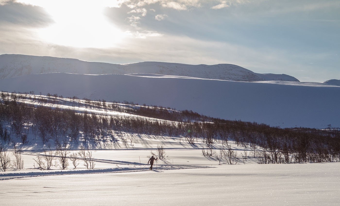 I området rundt Klukkargrende er det kort veg til både ferdigtråkka skispor… Galleribilde
