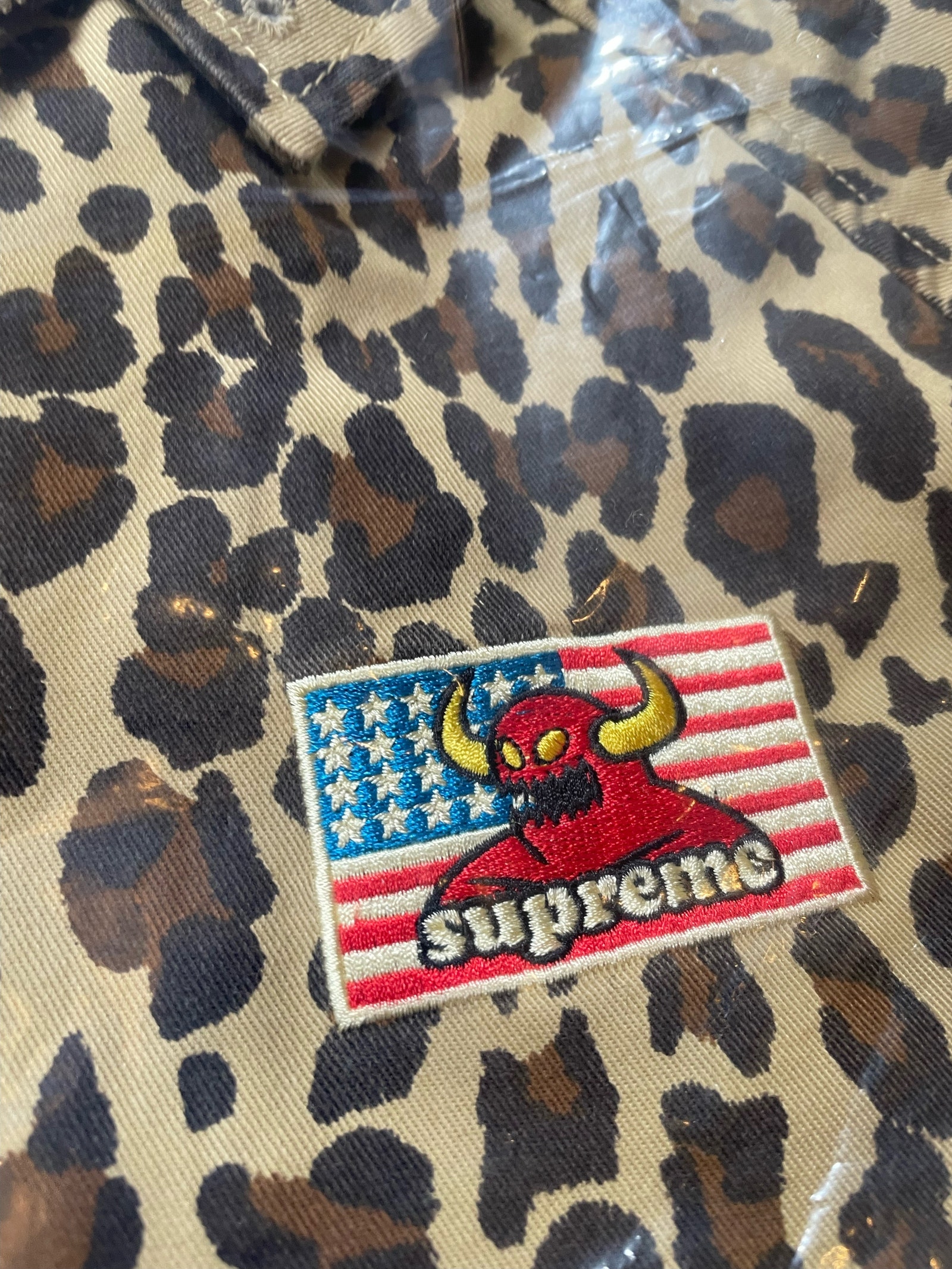 Supreme x Toy Machine SS24 work harrington jacket str medium 