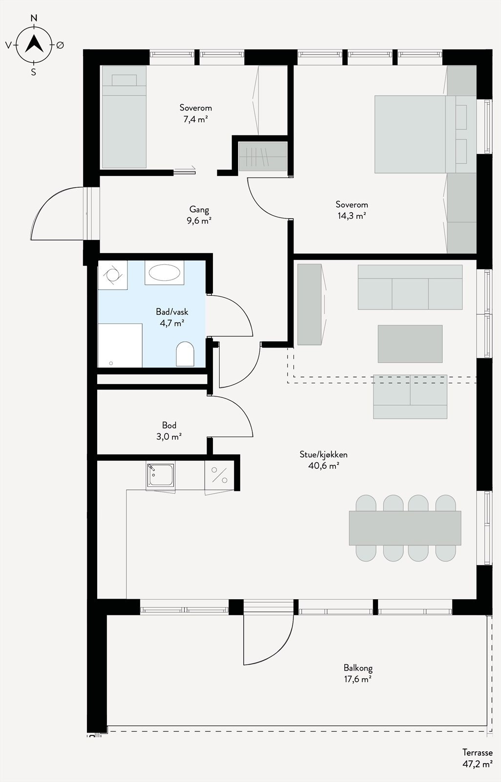 Plantegning Galleribilde