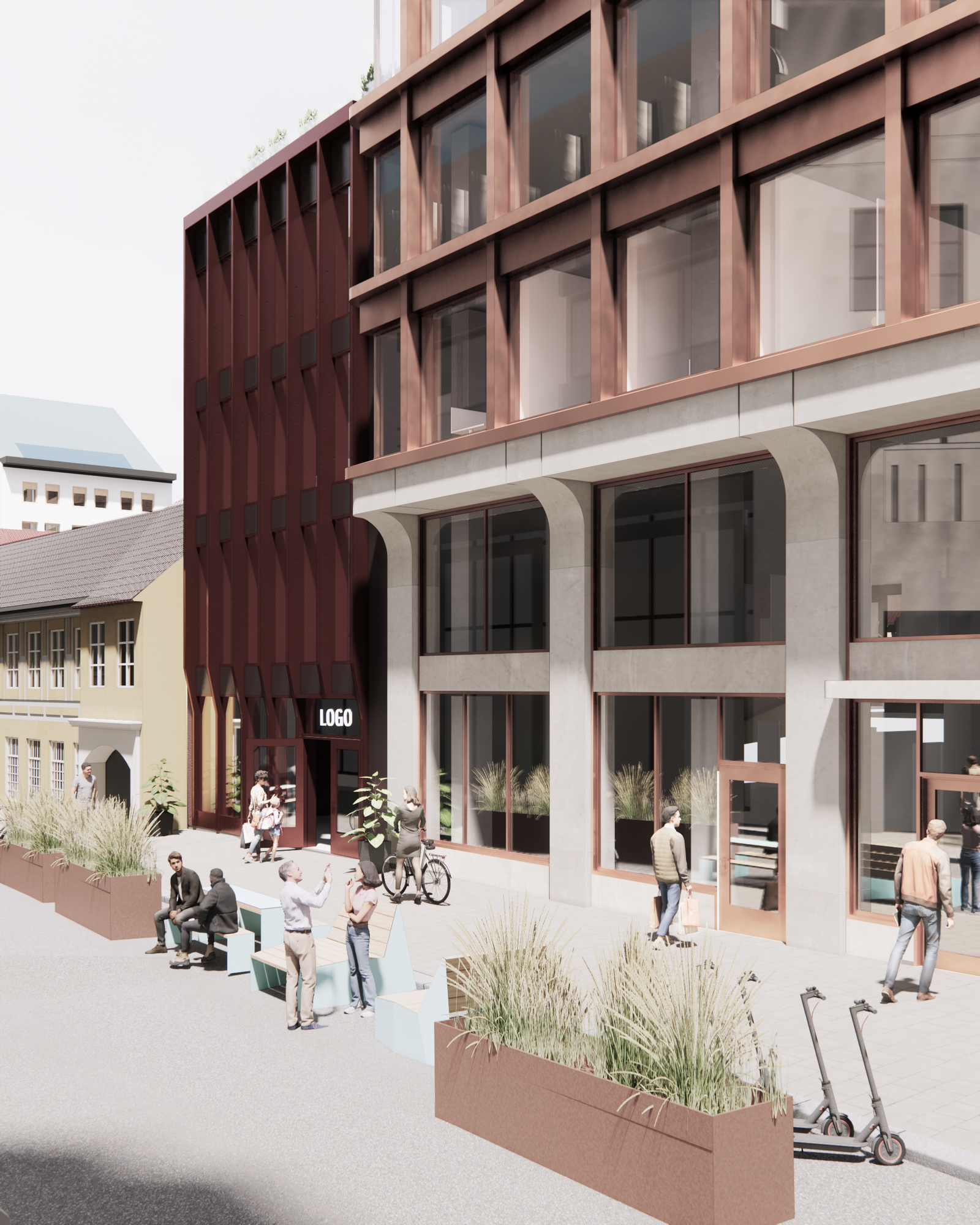 Fasade fra Møllergata Galleribilde