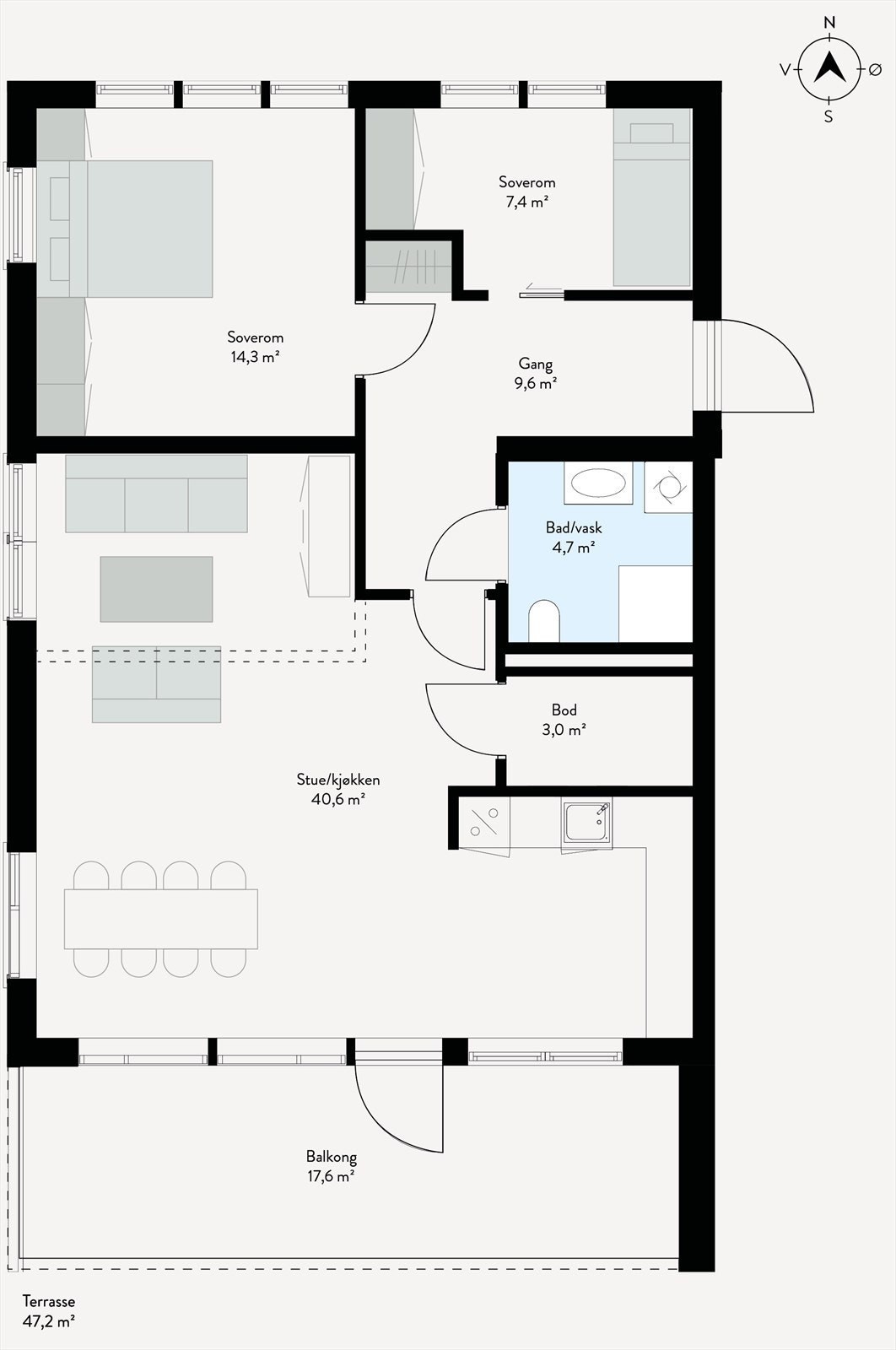 Plantegning Galleribilde