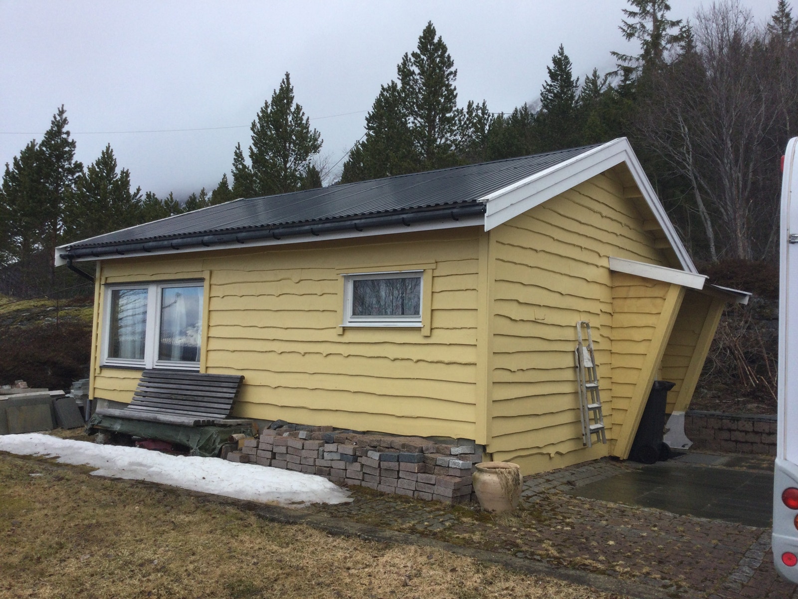 Stor hytte Galleribilde