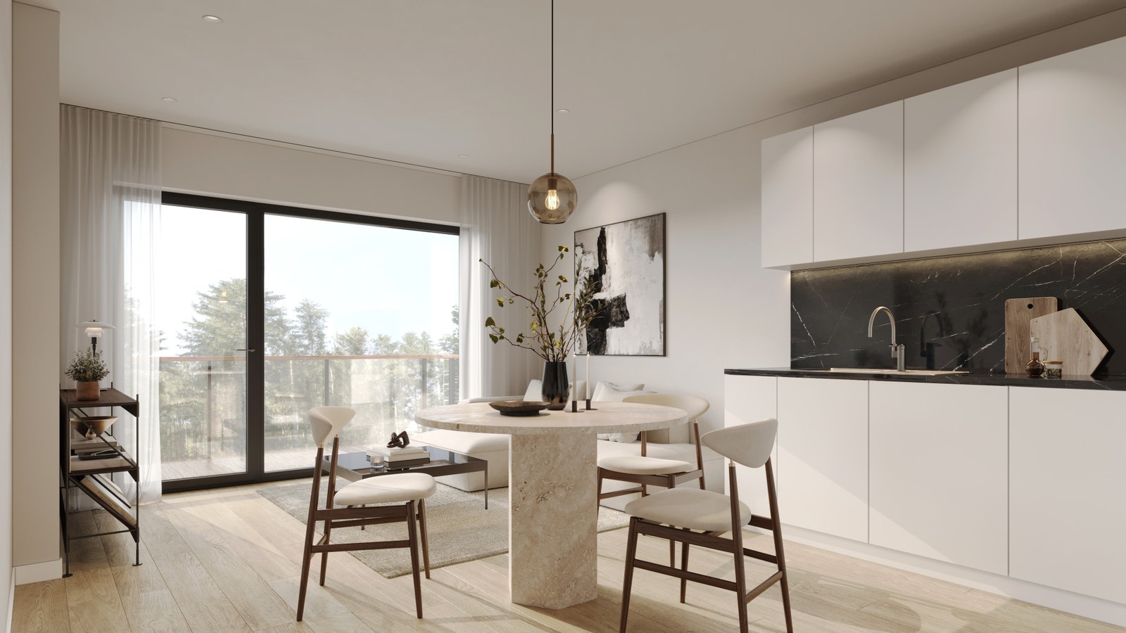 Her kan du samle nære og kjære til en god middag Galleribilde