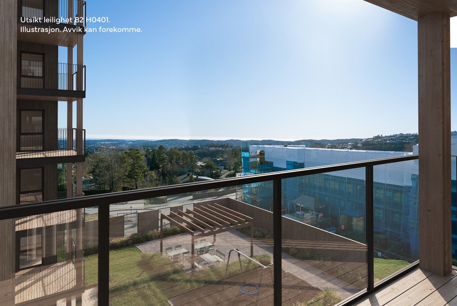 Illustrasjonsbilde leilighet H0401. Galleribilde