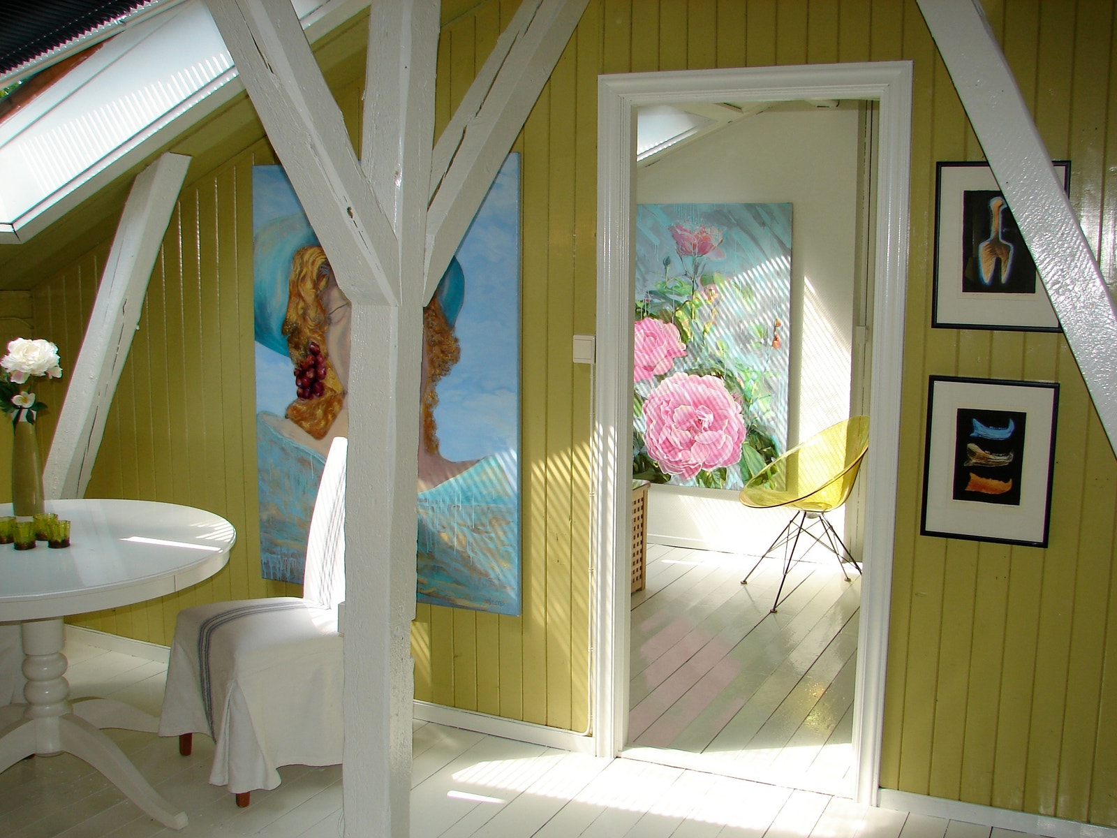 Fra kjøkken mot stue/ kombinert soverom. Galleribilde