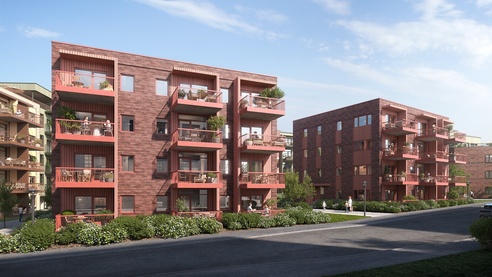 Boligen leveres med vannbåren gulvvarme som bidrar til reduserte strømutgifter. Illustrasjon, avvik vil forekomme. Galleribilde