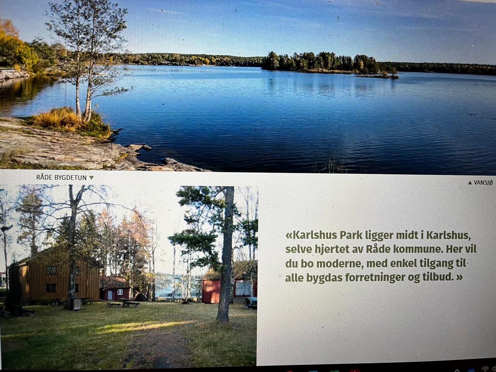 Vannsjø og Bygdetunet Galleribilde