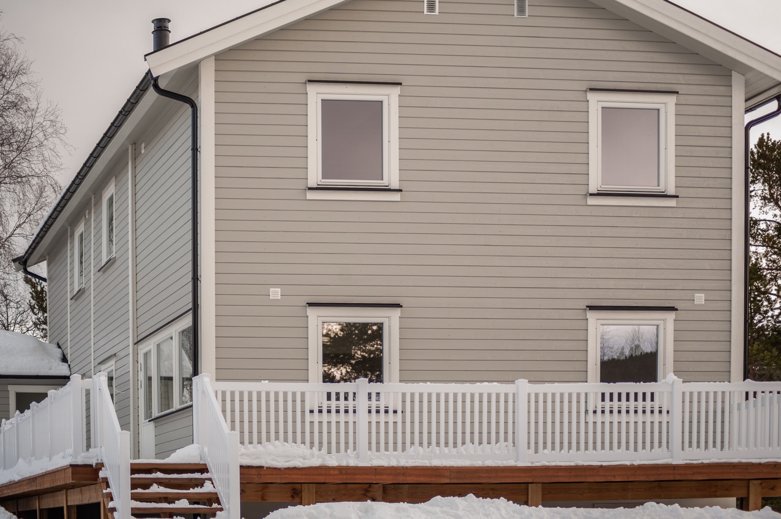 Fasade mot vest Galleribilde