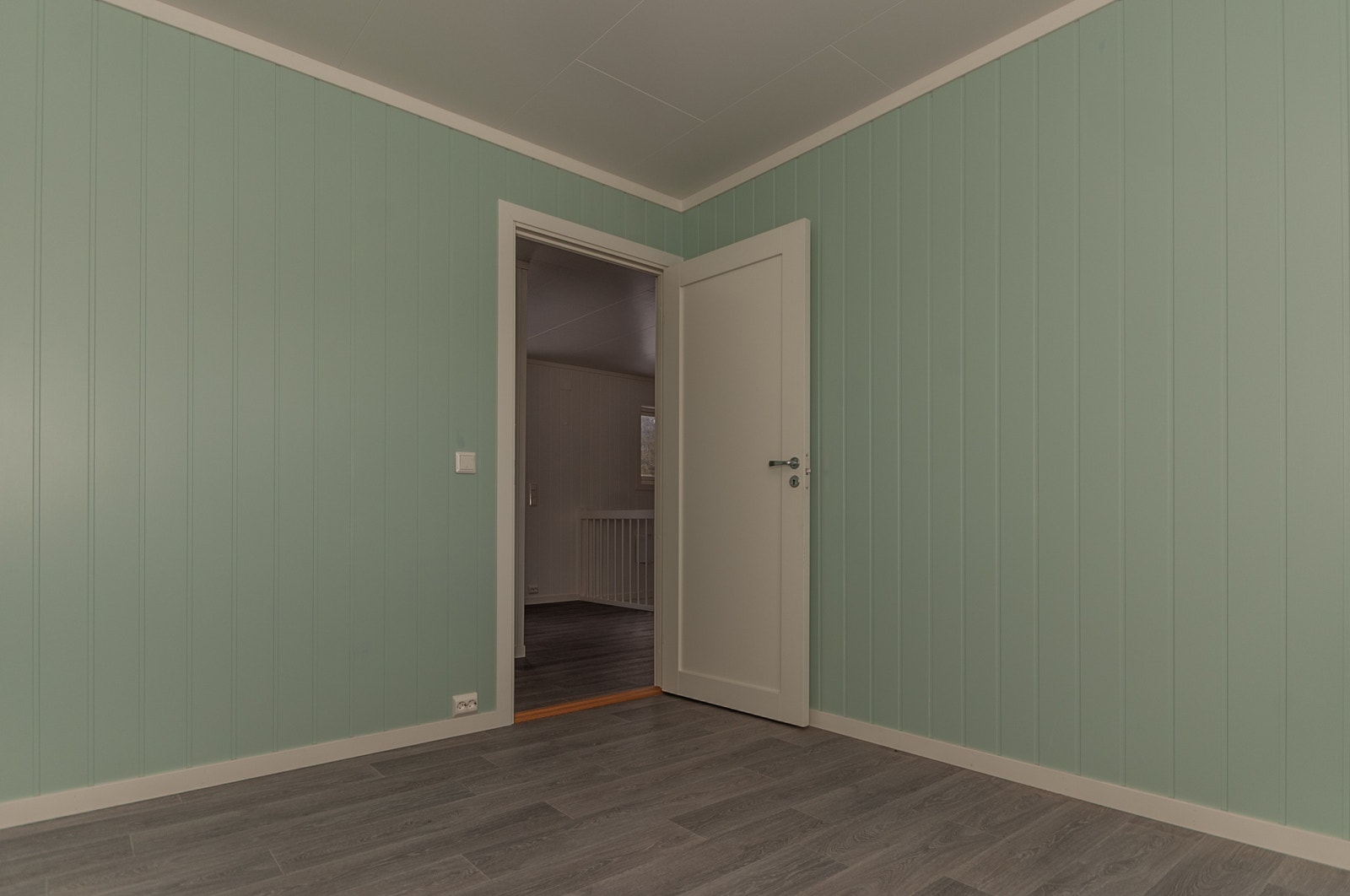 Mintgrønt soverom i 2. etg. Galleribilde