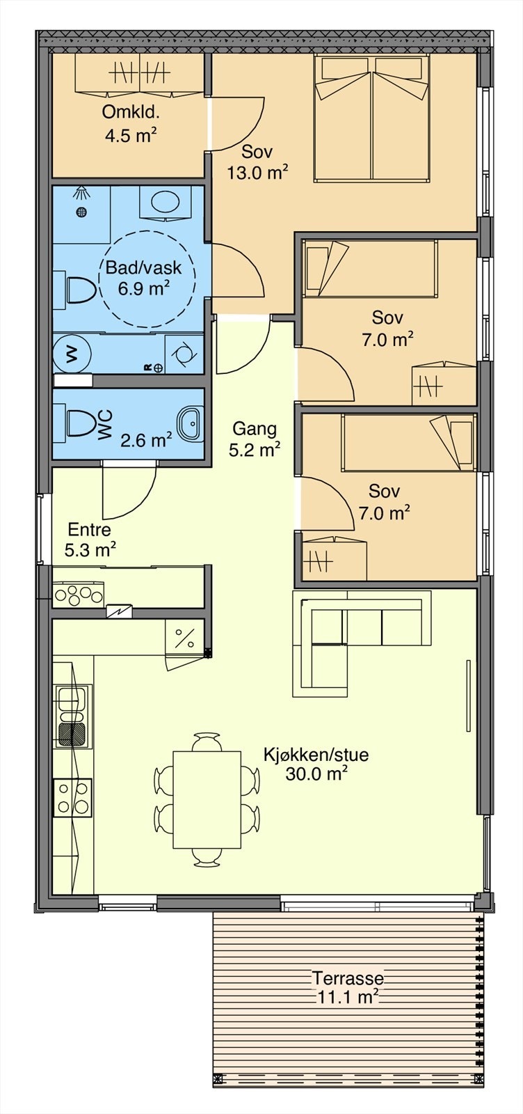 Plantegning Galleribilde