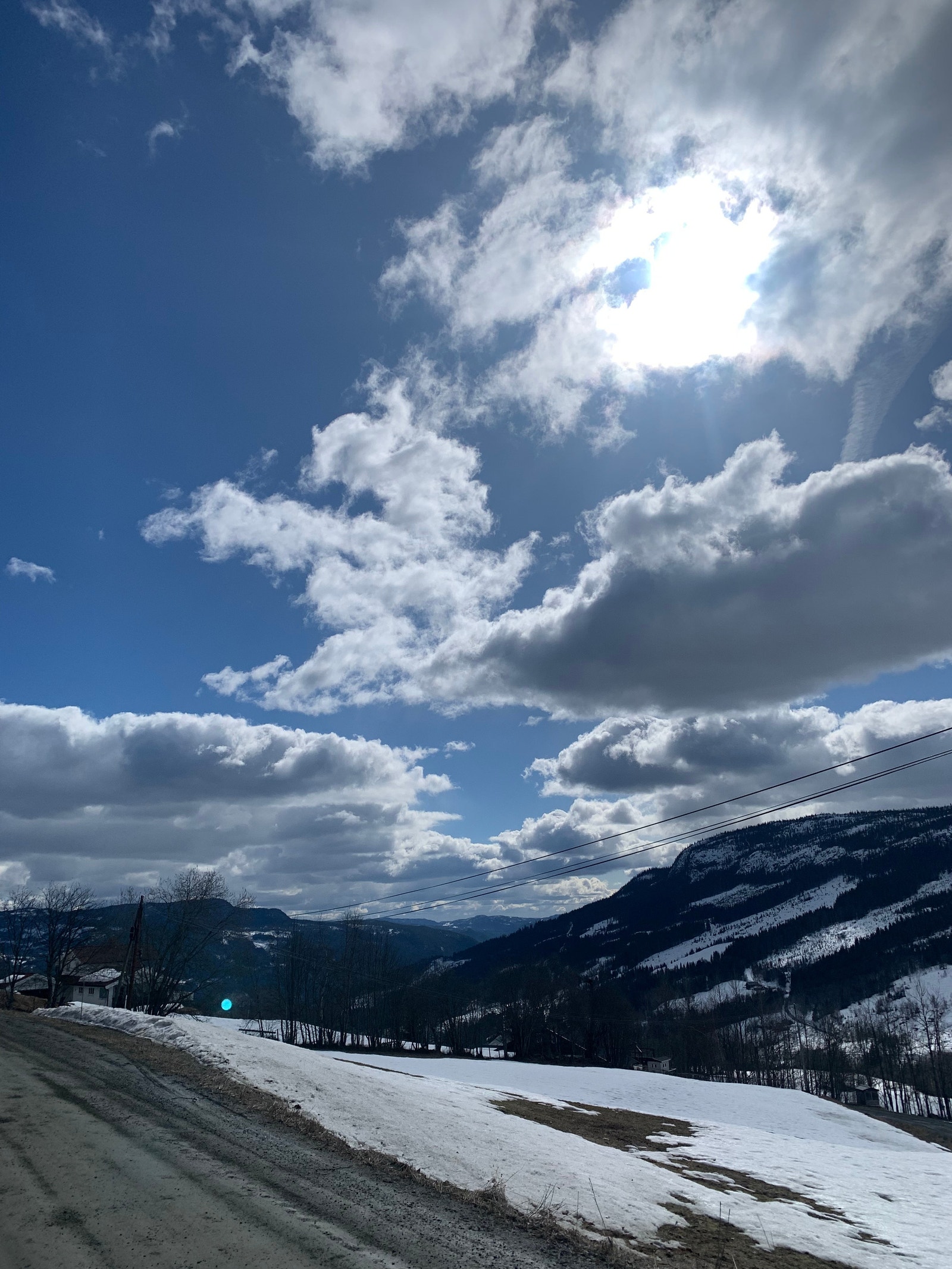 Utsikt fra veien Galleribilde