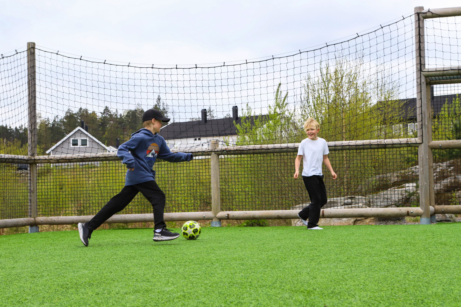 Kort avstand til skole med idrettsanlegg