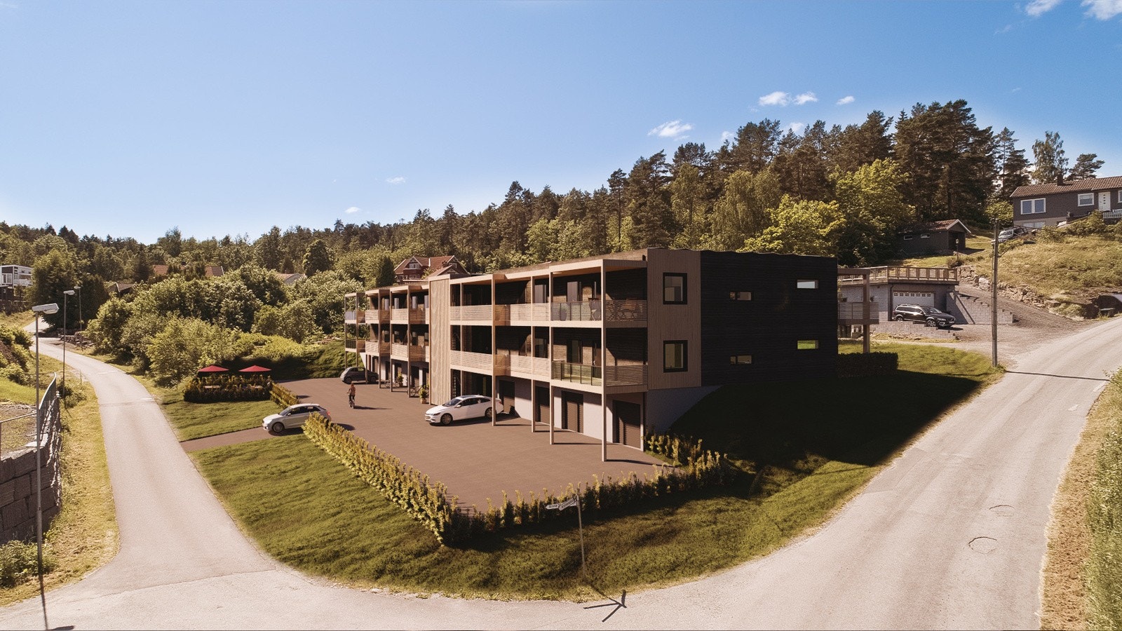 Fra bakken Galleribilde