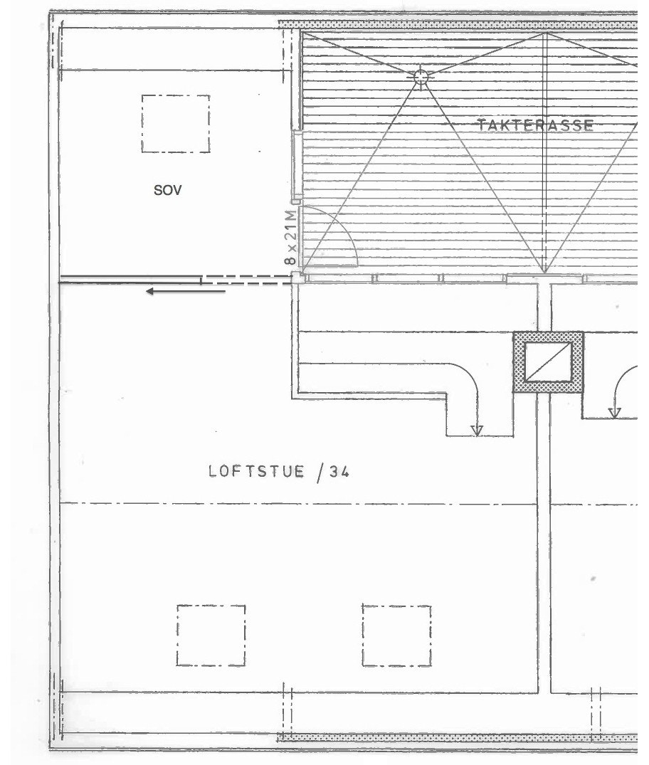 Plan loft Galleribilde