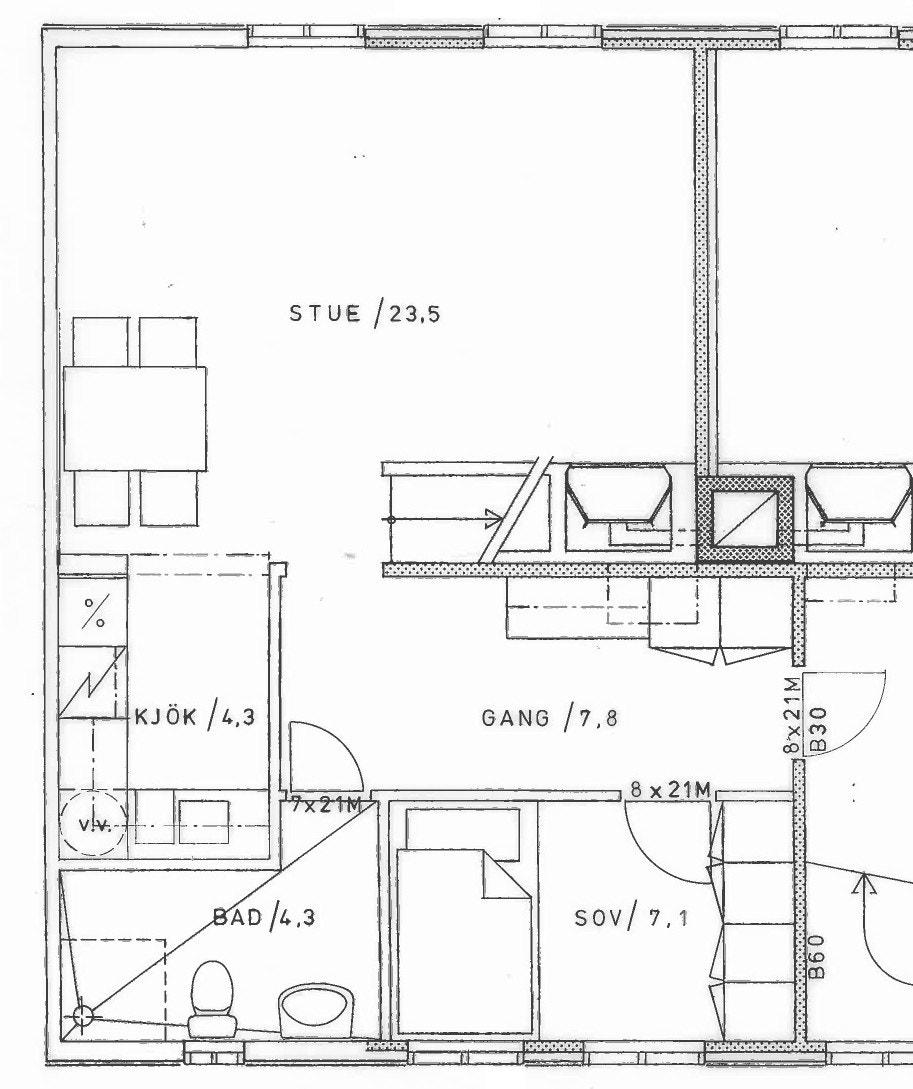 Plan 2. etasje Galleribilde