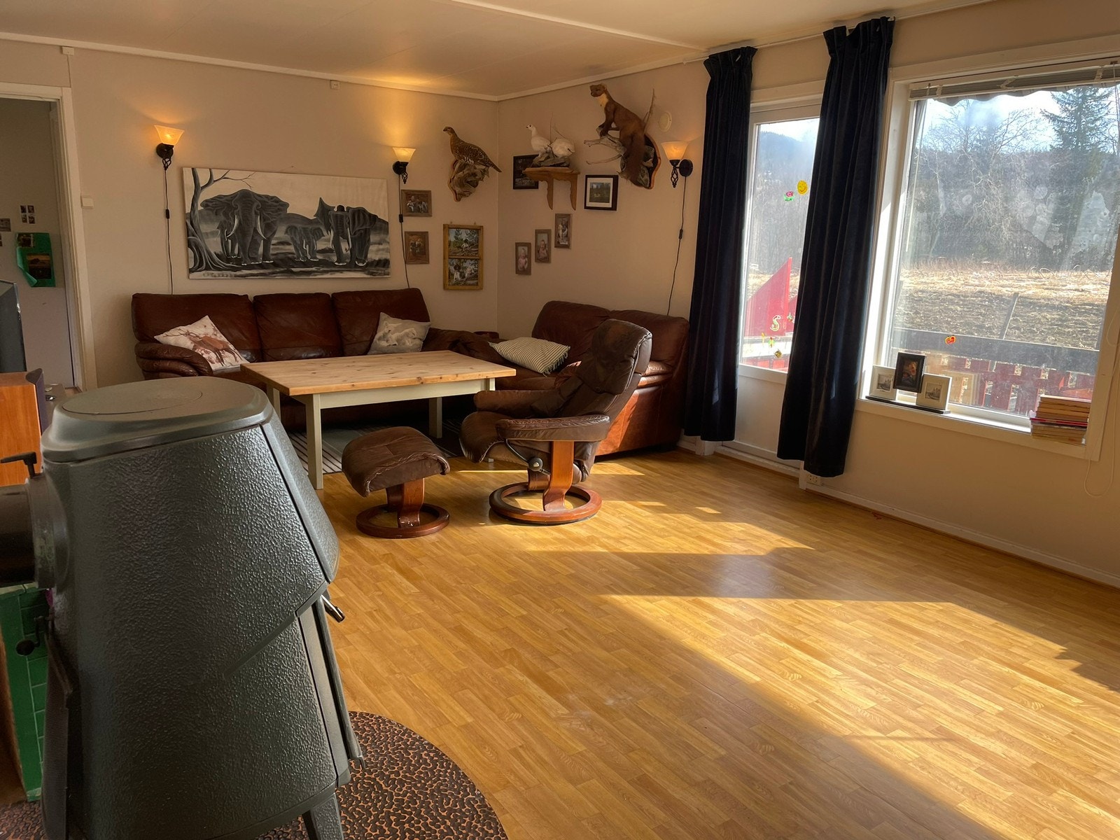 Romslig stue Galleribilde