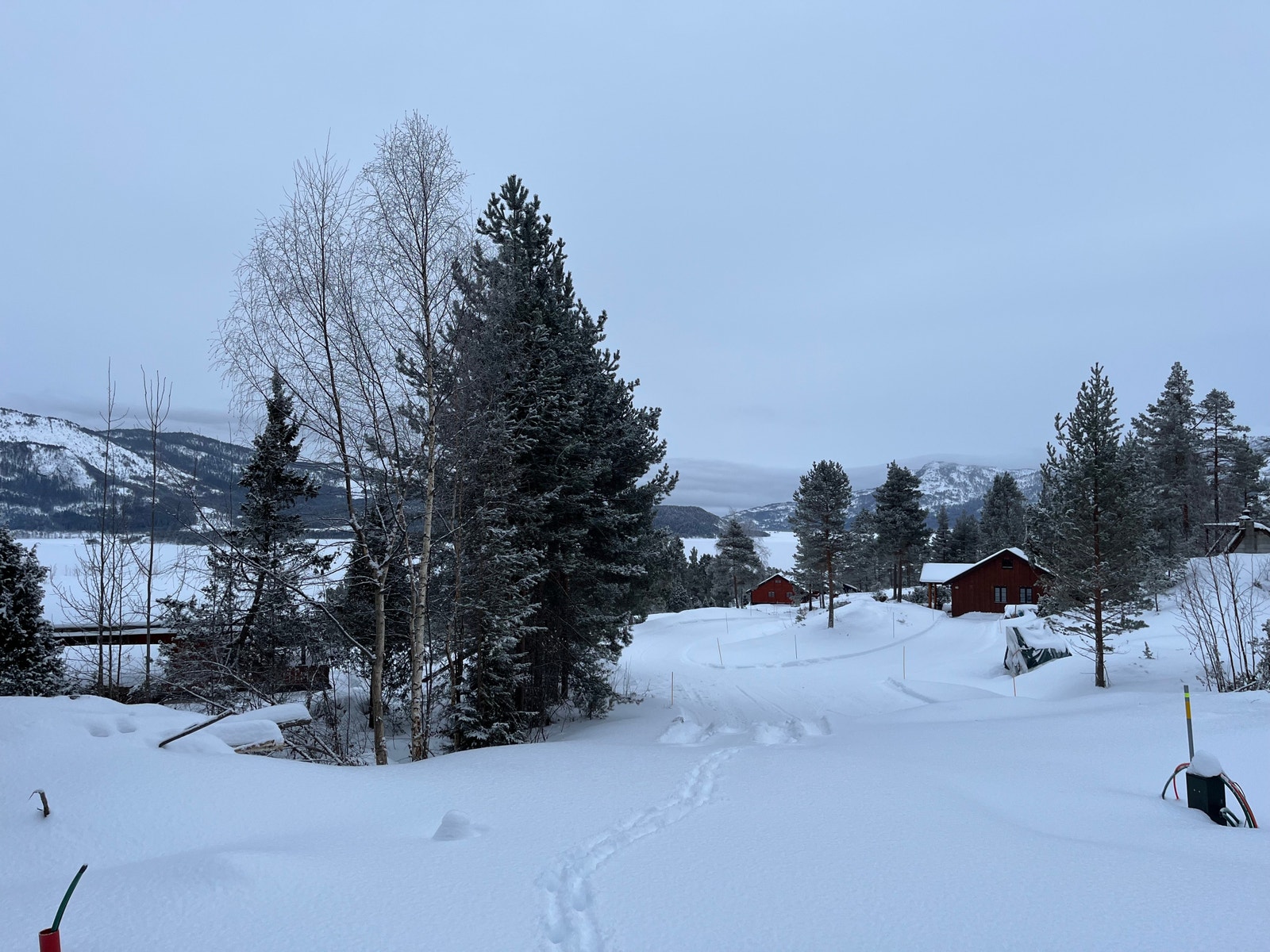 Utsiktbilde fra en av tomtene Galleribilde