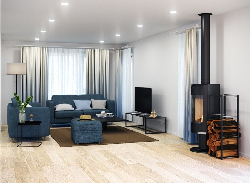 Innvendig, stuen i 2. etasje. Illustrasjonsbilde og avvik kan forekomme. Galleribilde