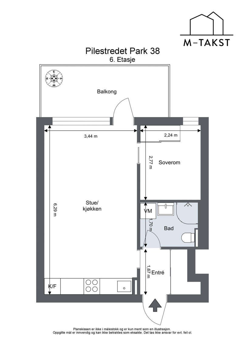 Plantegning Galleribilde