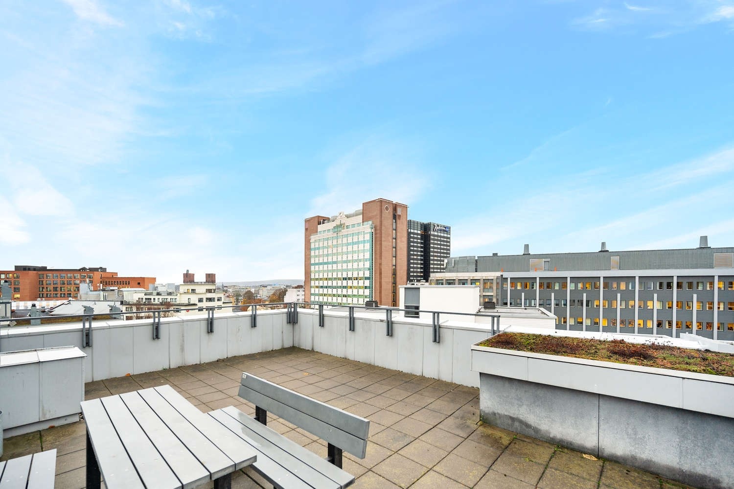 Felles takterrasse Galleribilde