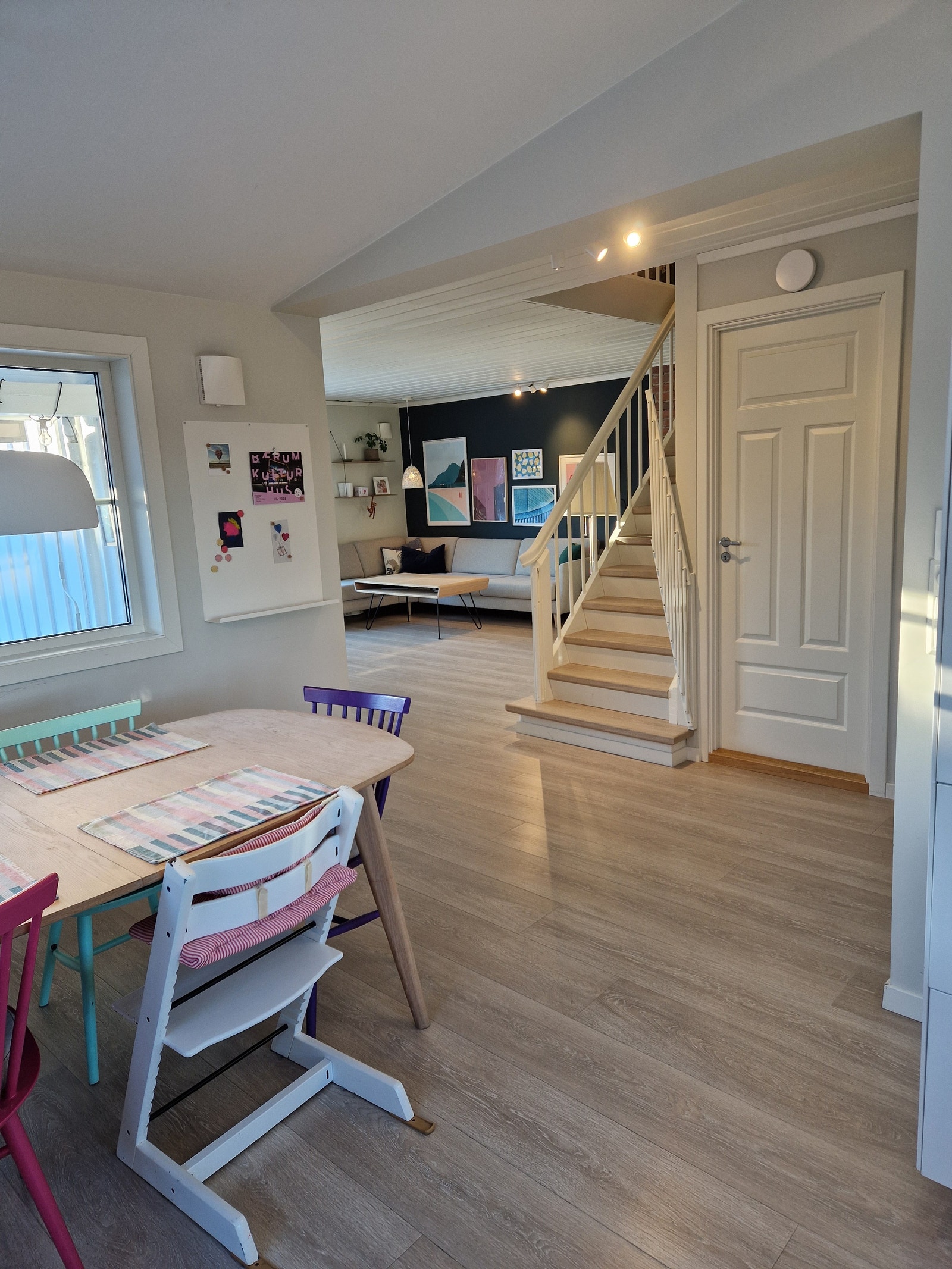 Delvis åpen løsning mot stue. Galleribilde