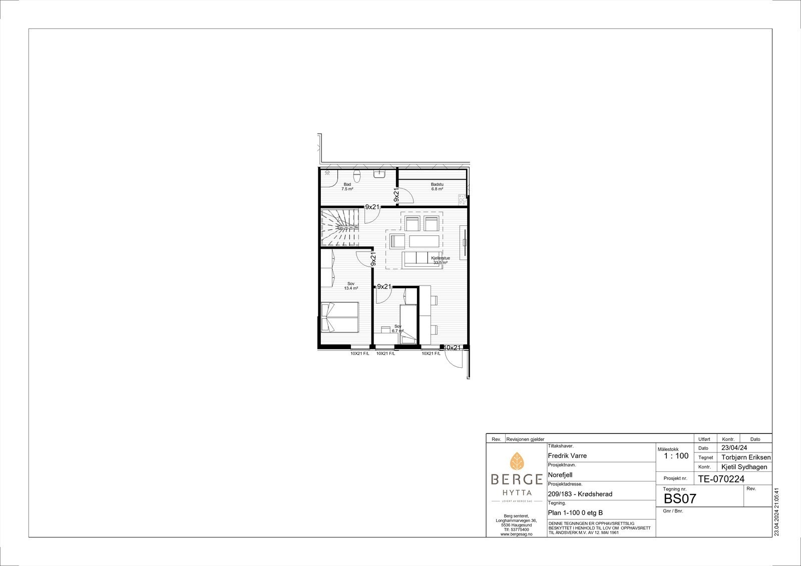 Underetasje hus B Galleribilde