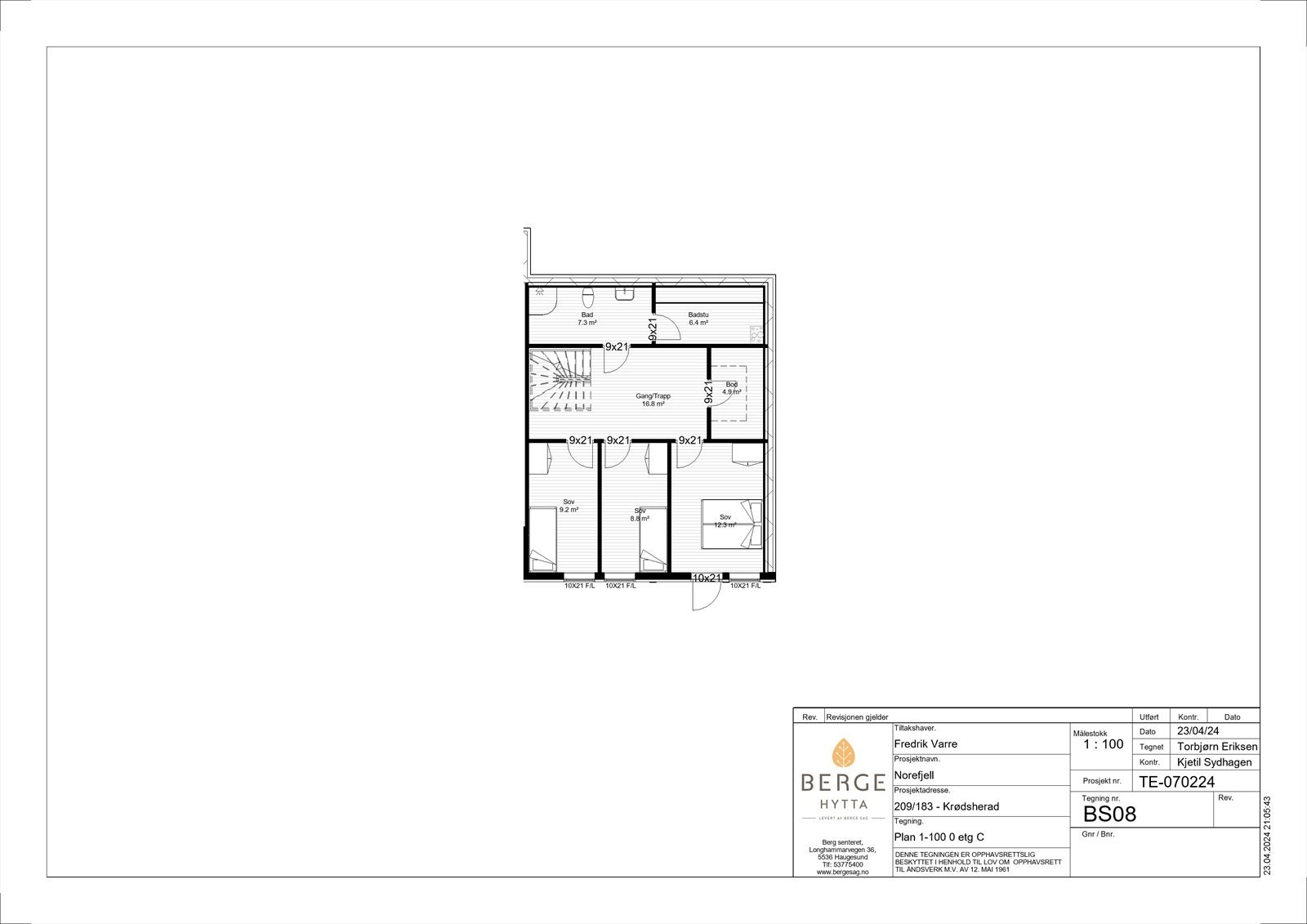 Underetasje hus C Galleribilde