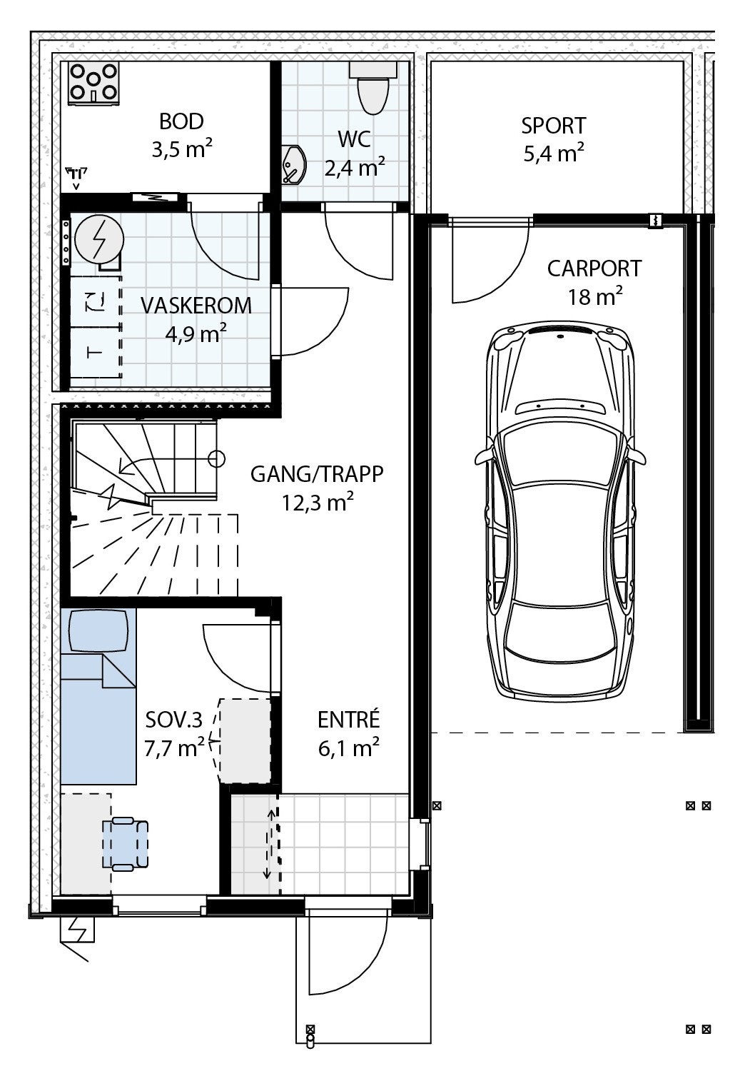 Plan u.etg Galleribilde