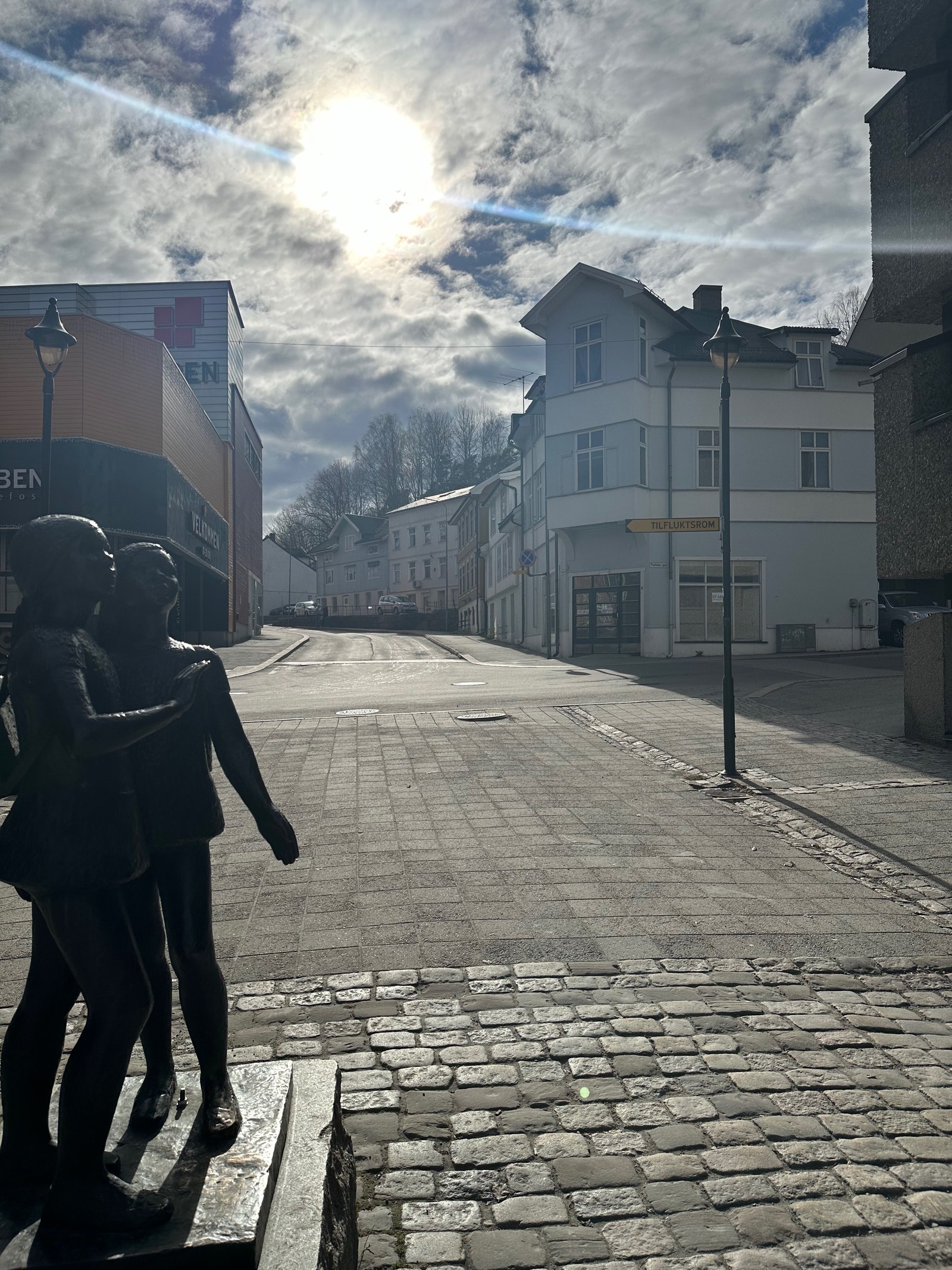 St.Olavsgate går over i gågate og ender på Søndre Torg. Galleribilde