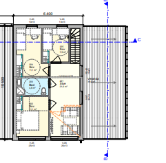 Plan 2. etasje Berglia 57b Galleribilde