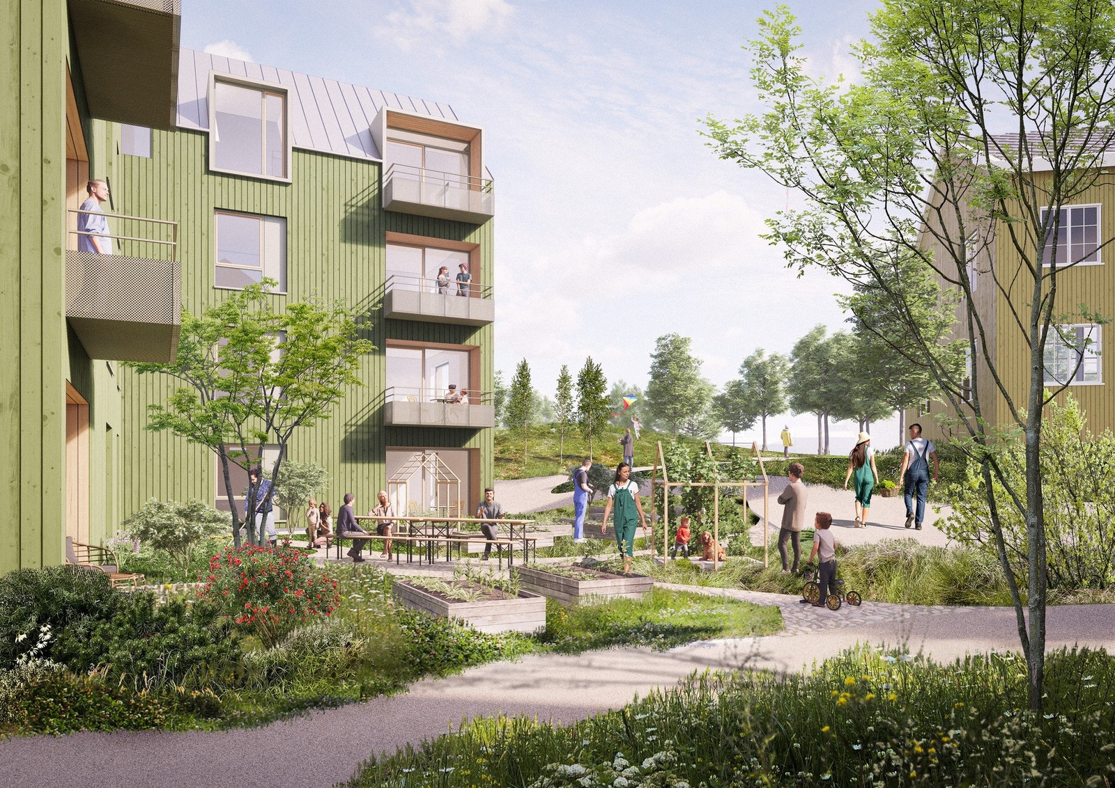 Ingen andre steder i Bodø bor du slik du vil bo i Molobyen. Det unike er beliggenheten. Nær byen, tett på naturen. Galleribilde