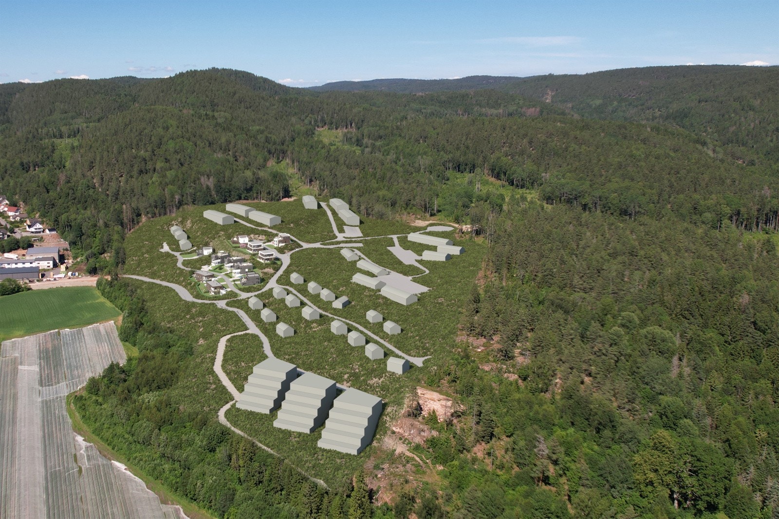 Med skogen som nærmeste nabo får du friluftsliv på førsteklasse. Galleribilde