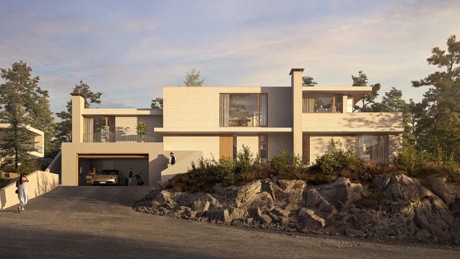 Opplev gleden ved å flytte inn i et helt nytt hjem! Unik arkitekt tegnet enebolig med særdeles fine detaljer. Galleribilde