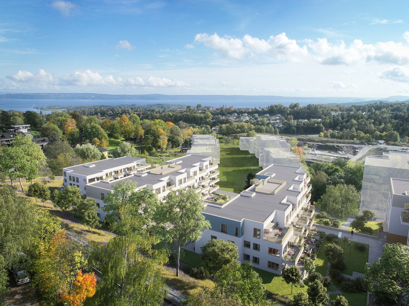 Landåstoppen ligger høyt i terrenget. Galleribilde