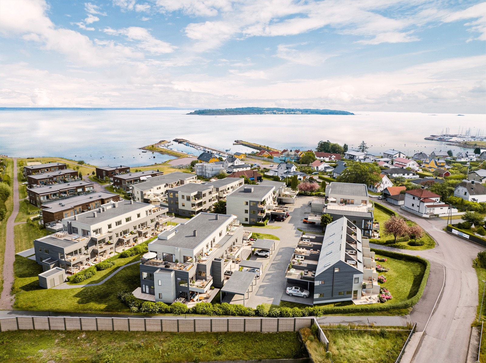 Prosjektet ligger på Steinsnes. Galleribilde