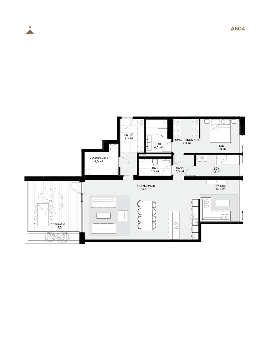 Plantegning Galleribilde