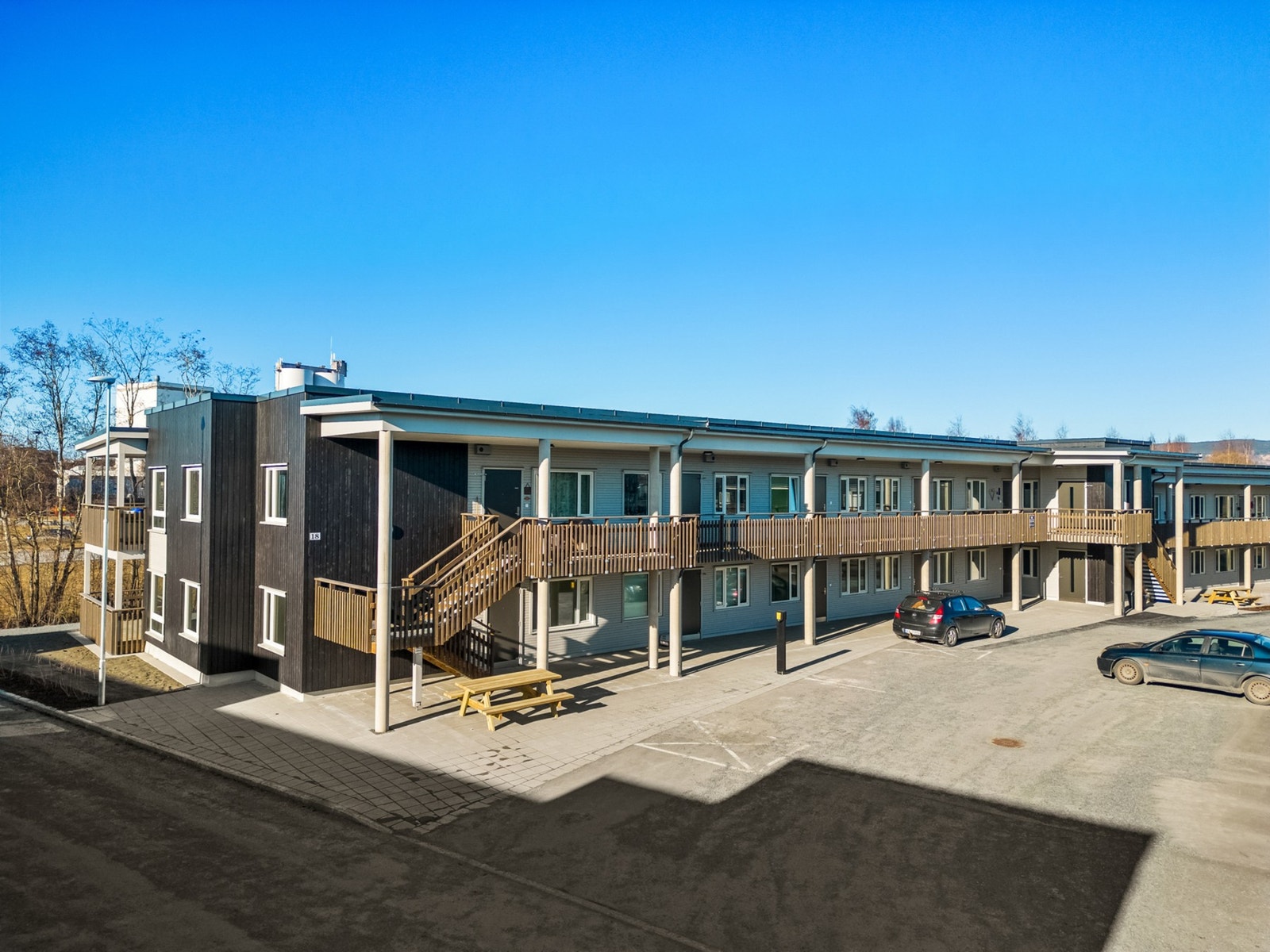 Parkeringsplass. Galleribilde