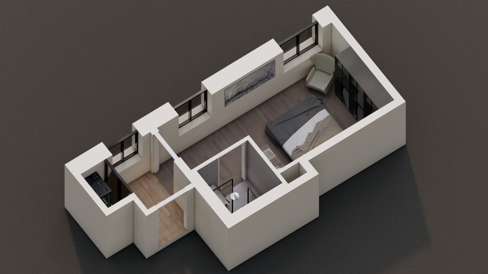 Illustrasjon av plantegning, kan være avvik. Galleribilde